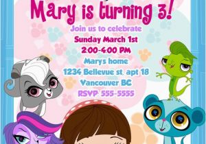 Littlest Pet Shop Birthday Invitations Littlest Pet Shop Birthday Invitations Birthday Party