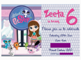 Littlest Pet Shop Birthday Invitations Littlest Pet Shop Birthday Party Ideas Photo 1 Of 34