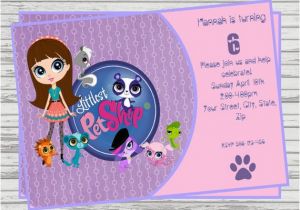Littlest Pet Shop Birthday Invitations Littlest Pet Shop Digital Birthday Invitation