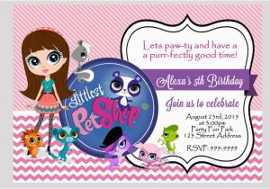 Littlest Pet Shop Birthday Invitations Lps Invitation Para Tarjetas Pinterest Shops