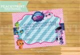 Littlest Pet Shop Birthday Invitations Printable Free Littlest Pet Shop Birthday Invitation Instant Download