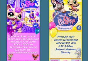 Littlest Pet Shop Birthday Invitations Printable Free Littlest Petshop Custom Ticket Style Birthday Invitation