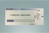 Loading Birthday Card Items Similar to Loading Message Birthday Card On Etsy