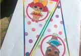 Lol Doll Happy Birthday Banner New Lol Surprise Doll Happy Birthday Party Banner Bunting