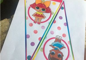 Lol Doll Happy Birthday Banner New Lol Surprise Doll Happy Birthday Party Banner Bunting