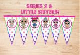 Lol Surprise Doll Happy Birthday Banner New Lol Surprise Doll Happy Birthday Party Banner Bunting