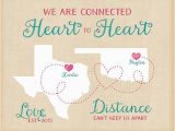 Long Distance Relationship Birthday Gifts for Him Long Distance Relationship Birthday Gift Personalized Maps
