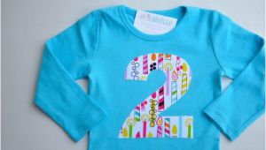 Long Sleeve Birthday Girl Shirt Girls 2nd Birthday Shirt Long Sleeve Tshirt Number 2