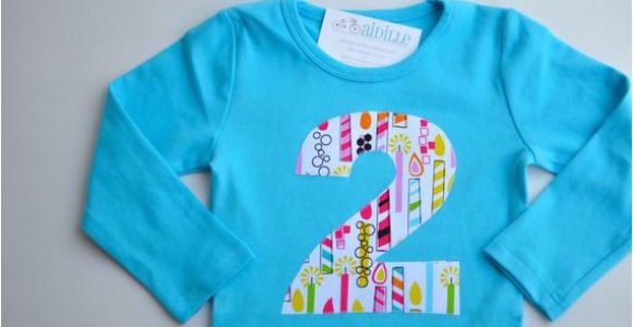 Long Sleeve Birthday Girl Shirt Girls 2nd Birthday Shirt Long Sleeve Tshirt Number 2