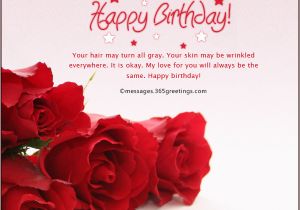 Love Birthday Card Messages for Her Romantic Birthday Wishes 365greetings Com