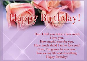 Love Birthday Card Messages for Her Romantic Birthday Wishes 365greetings Com