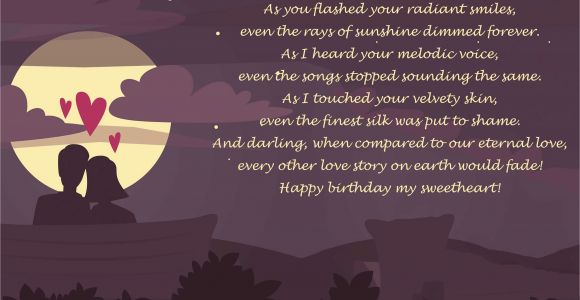 Love Poems for Birthday Girlfriend Romantic Happy Birthday Poems for Her for Girlfriend or