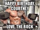 Loving Birthday Memes Happy Birthday Courtney Love the Rock Make A Meme