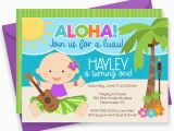 Luau 1st Birthday Invitations Luau Invitation 1st Birthday Invitation Luau Baby