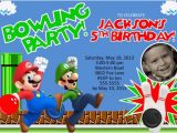 Luigi Birthday Invitations Mario and Luigi Birthday Invitations Dolanpedia