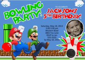 Luigi Birthday Invitations Mario and Luigi Birthday Invitations Dolanpedia