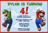 Luigi Birthday Invitations Super Mario Birthday Invitations Bagvania Free Printable