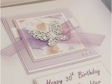 Luxury 30th Birthday Gifts for Her Luxury Handmade Birthday Card Quot Large Lilac butterflies