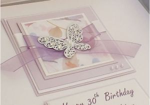 Luxury 30th Birthday Gifts for Her Luxury Handmade Birthday Card Quot Large Lilac butterflies