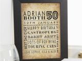 Luxury 50th Birthday Present Ideas for Him 50th Birthday Gifts Present Ideas for Men Chatterbox Walls