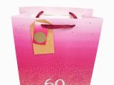 Luxury 60th Birthday Gifts for Him 60th Birthday Bag Gift Large Age Women Ladies Pink 60