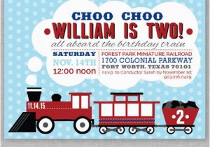 M M Birthday Party Invitations Choo Choo I 39 M Two Birthday Invitation by Papercrazedesigns