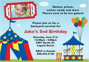 M M Birthday Party Invitations Colourful Carnival themed Birthday Party Margusriga Baby