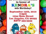 M M Birthday Party Invitations M M Party Invitations Oxsvitation Com