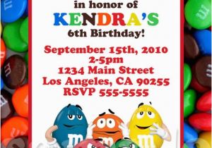 M M Birthday Party Invitations M M Party Invitations Oxsvitation Com