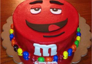 M M Birthday Party Invitations M M Party Invitations Red M M Birthday Cake Bday Party