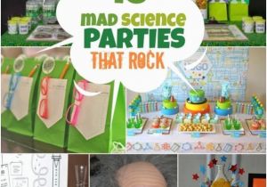 Mad Science Birthday Party Decorations A Boy 39 S Laboratory Science Birthday Party Spaceships and