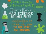 Mad Scientist Birthday Party Invitations Bear River Photo Greetings Mad Scientist Birthday Party