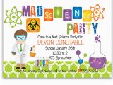 Mad Scientist Birthday Party Invitations Mad Scientist Party Invitations Cimvitation