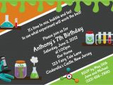 Mad Scientist Birthday Party Invitations Mad Scientist Party Invitations Cimvitation