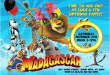 Madagascar Birthday Invitations Madagascar 3 Invitation Madagascar Party Madagascar