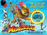 Madagascar Birthday Invitations Madagascar 3 Invitation Madagascar Party Madagascar