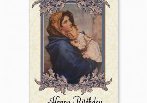 Madonna Birthday Card Madonna W Child Birthday Card Madonna Birthday Birthday