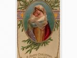 Madonna Birthday Card Vintage Madonna and Child Christmas Greeting Card Zazzle