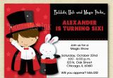 Magic Show Birthday Invitations Magic Show Birthday Party Invitation Magic Show Invitation