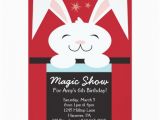 Magic Show Birthday Invitations Magic Show Birthday Party Invitations Zazzle