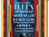 Magic Show Birthday Invitations Magician Magic Show Birthday Invitations Di 367