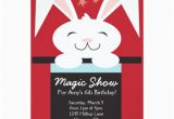 Magic Show Birthday Party Invitations Magic Show Birthday Party Invitations Zazzle