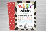 Magic Show Birthday Party Invitations Magic Show Printable Party Invitation