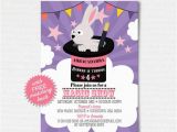 Magic Show Invitations Birthday Magic Show Invitation Girls Magic Show Birthday Invitation