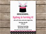 Magic Show Invitations Birthday Printable Magic Birthday Invitation Magic Show Birthday