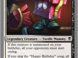 Magic the Gathering Birthday Card Custom Magic the Gathering Cards by Leagueofdevack On