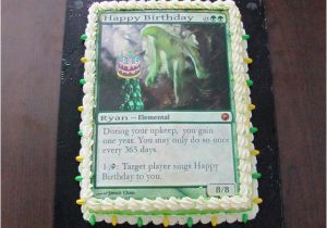 Magic the Gathering Birthday Card Magic the Gathering Birthday Cake Elemental Flickr