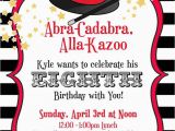 Magic themed Birthday Invitations Magic Birthday Party Ideas Photo 3 Of 15 Catch My Party