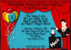 Magic themed Birthday Invitations Magic Birthday Party Invitation by Decidedlydigital On