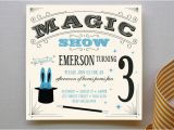 Magic themed Birthday Invitations Magic Show Children 39 S Birthday Party Invitations Minted